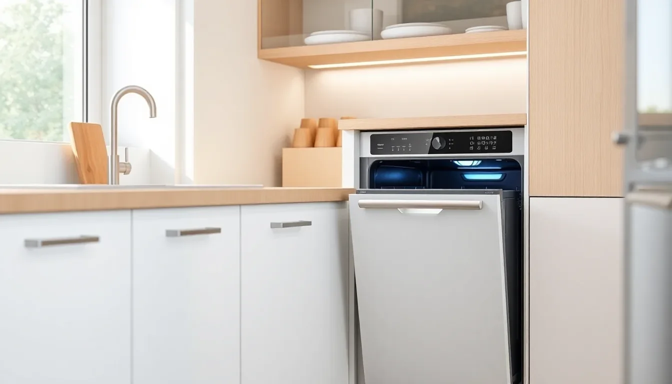 Lave-vaisselle 45 cm pas cher  loption idéale pour les petits espaces